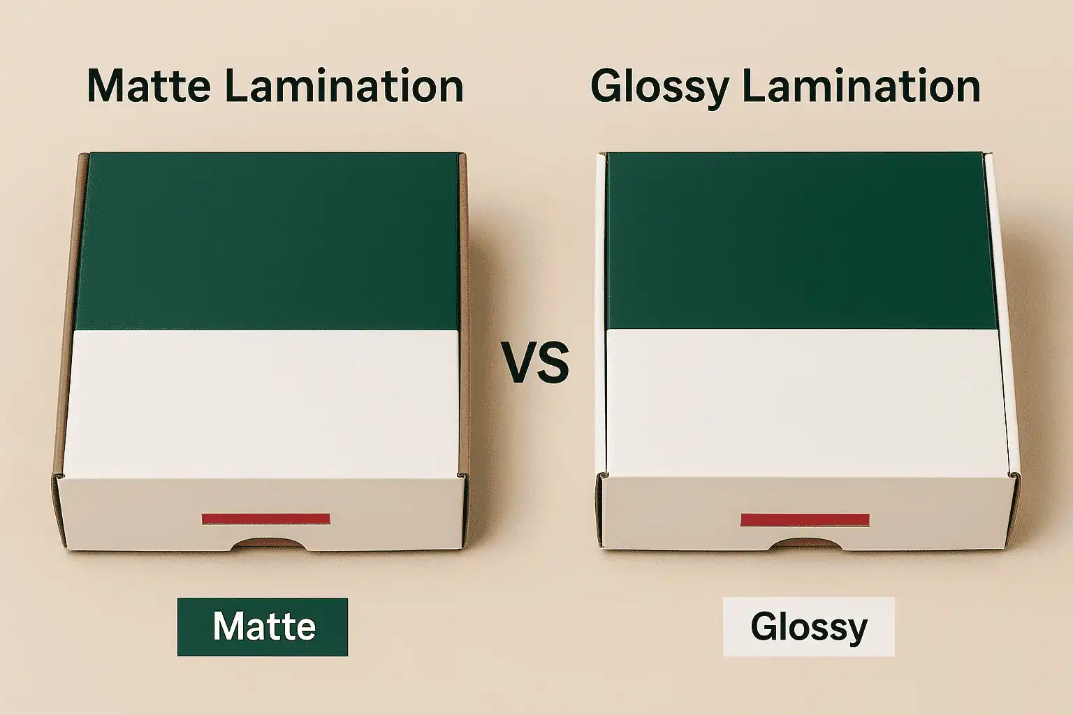How to Choose Between Matte and Glossy Lamination for Mailer Boxes?